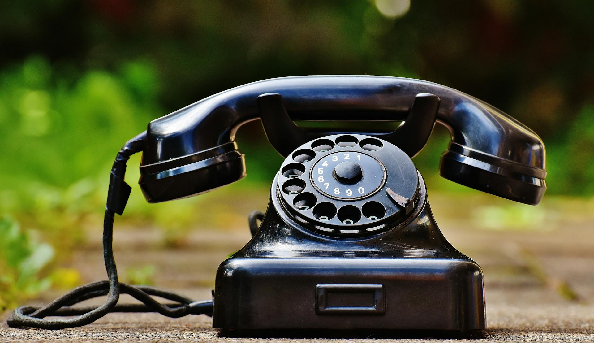 The classic wired phone.